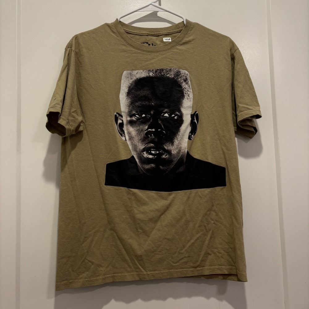 Golf Wang Igor Tyler The Creator Graphic T-Shirt Tan Khaki Mens Small